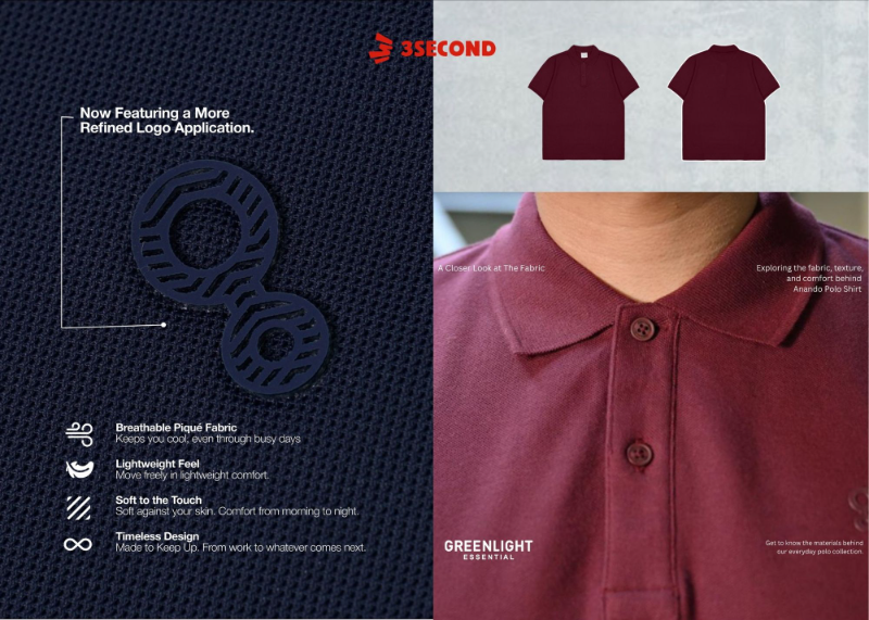 Kaos Polo Pria untuk Kerja